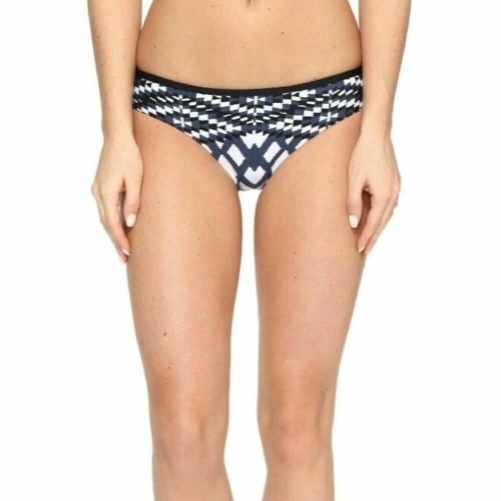 Seafolly Womens Modern Tribe Hipster Bikini Bottom Blue Steel US Size 6    10789